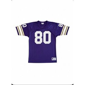 Vintage Champion Minnesota Vikings Chris Carter #80 Jersey NFL Size 44(L)Purple